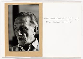 MARCEL DUCHAMP Not Seen and/or Less Seen of/by Marcel Duchamp/Rrose Selavy 1904-1964.